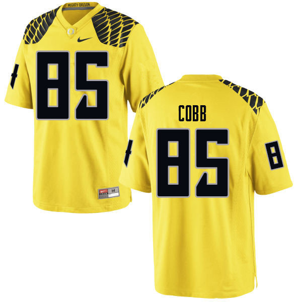 Men #85 Alfonso Cobb Oregn Ducks College Football Jerseys Sale-Yellow